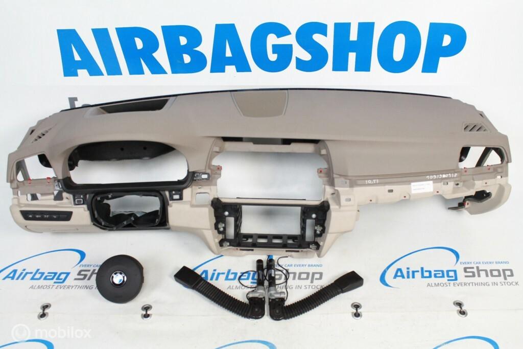 Airbag set - Dashboard M beige HUD + speaker BMW 5 serie F10, Enlèvement ou Envoi, Utilisé