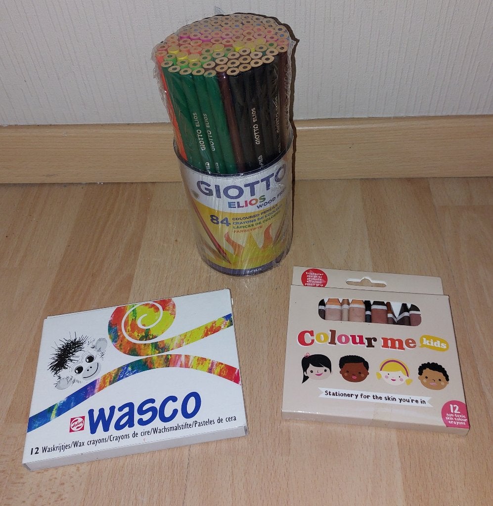 Set van kleurpotloden & wasco's (nieuw), Ophalen of Verzenden, Nieuw