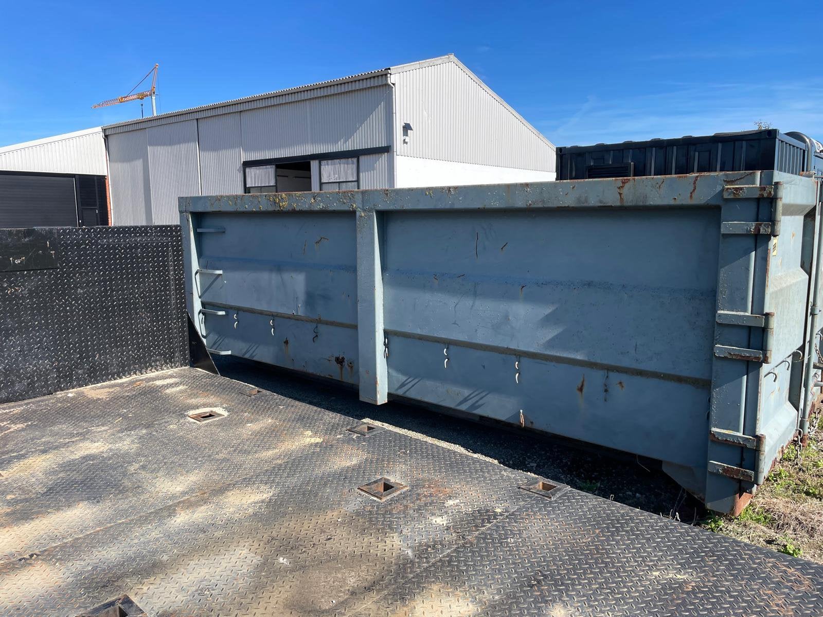 Container 15m3, Ophalen