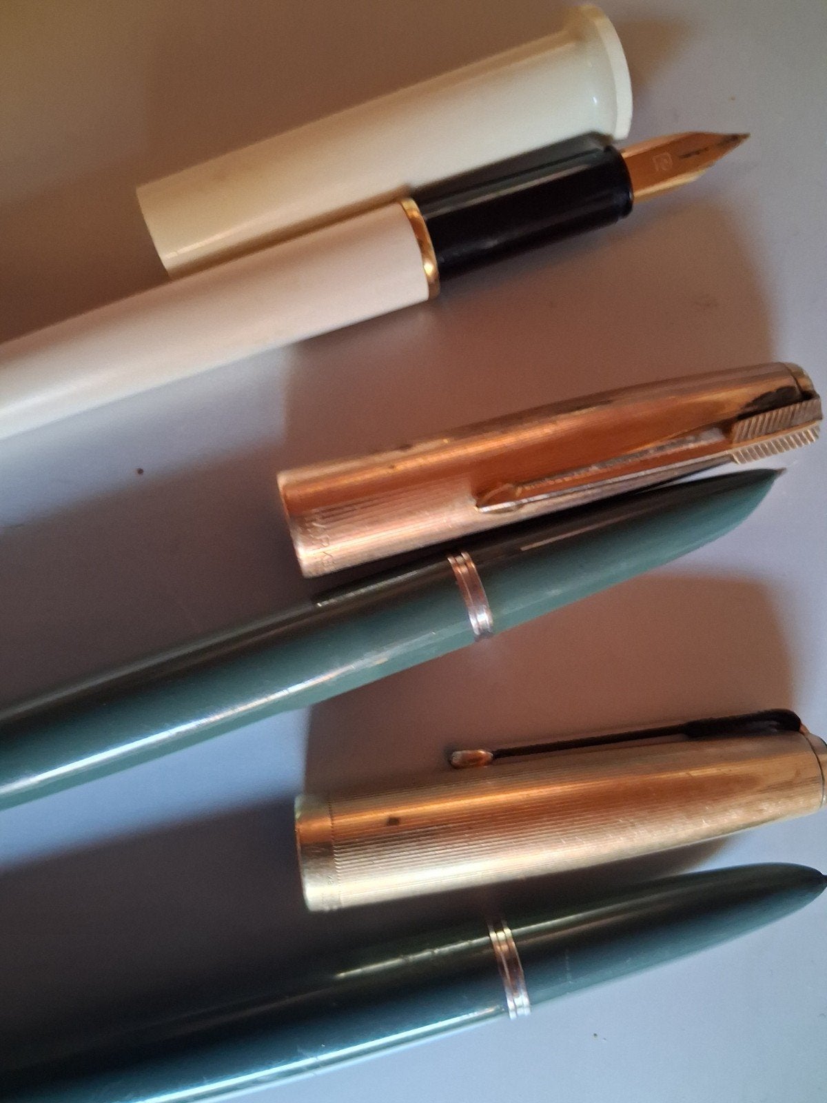 Vintage vulpennen, 3 stuks, parker en cardin, Ophalen of Verzenden, Parker