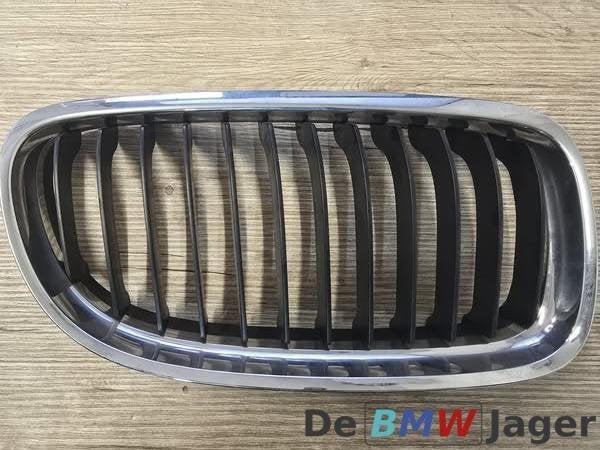 Grill rechts chroom rand BMW 3 serie E90 E91 LCI 51137201968, Enlèvement ou Envoi, Utilisé, BMW, BMW