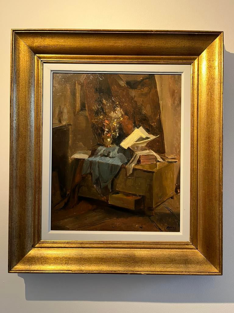 Huile sur toile Jean Henno, Antiquités & Art, Enlèvement