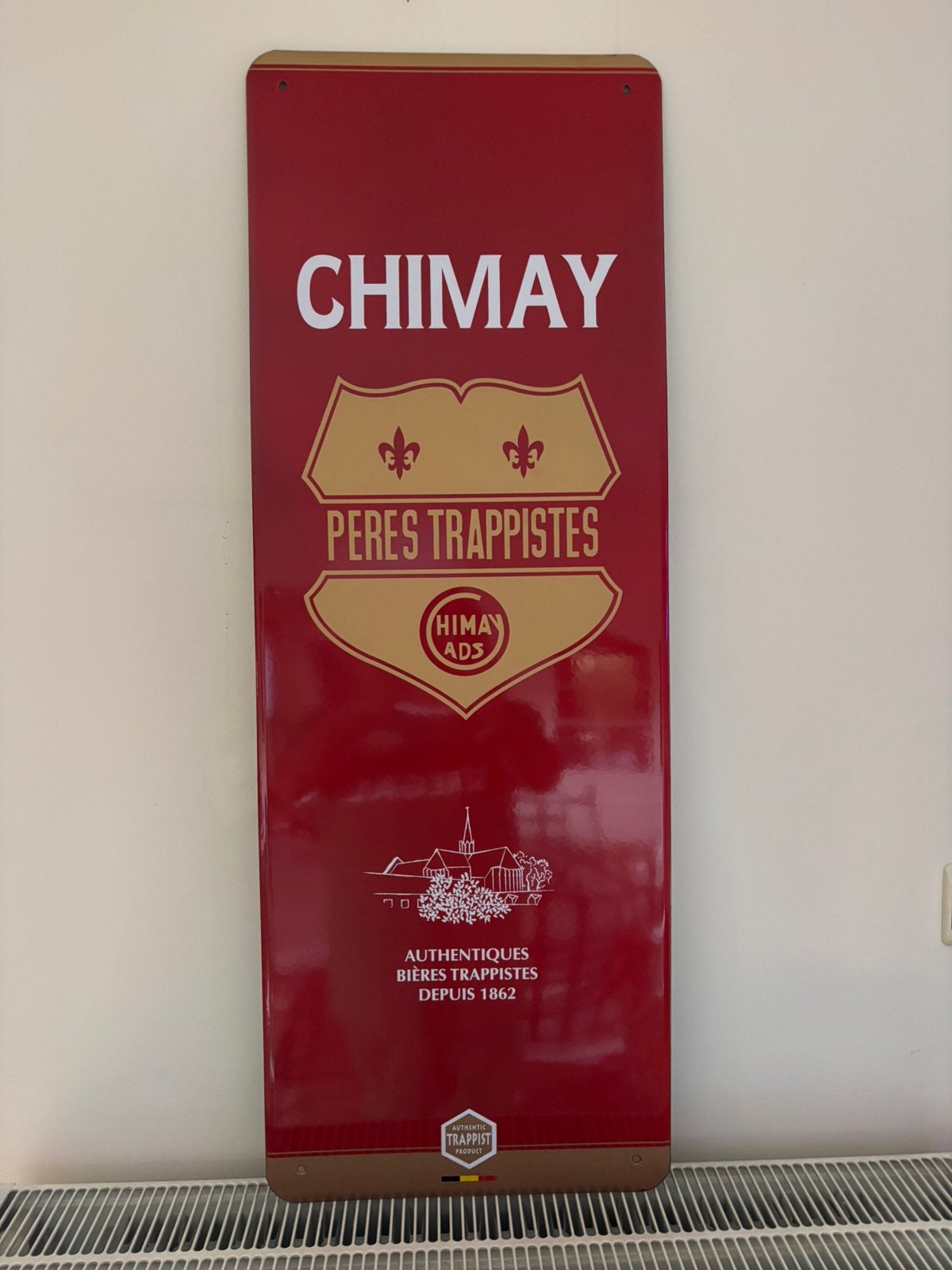 Plaque émaillée chimay, Collections, Enlèvement ou Envoi, Comme neuf