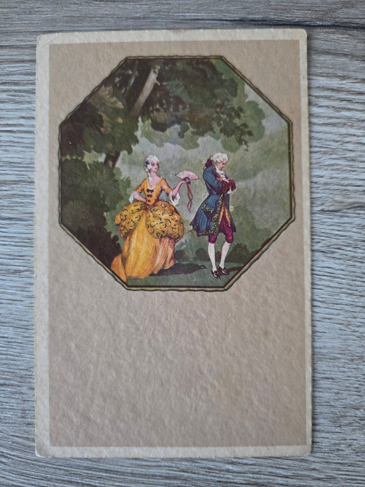 postkaart Ross-Monopol , nr 1015  , Rococo -stijl, Ophalen of Verzenden