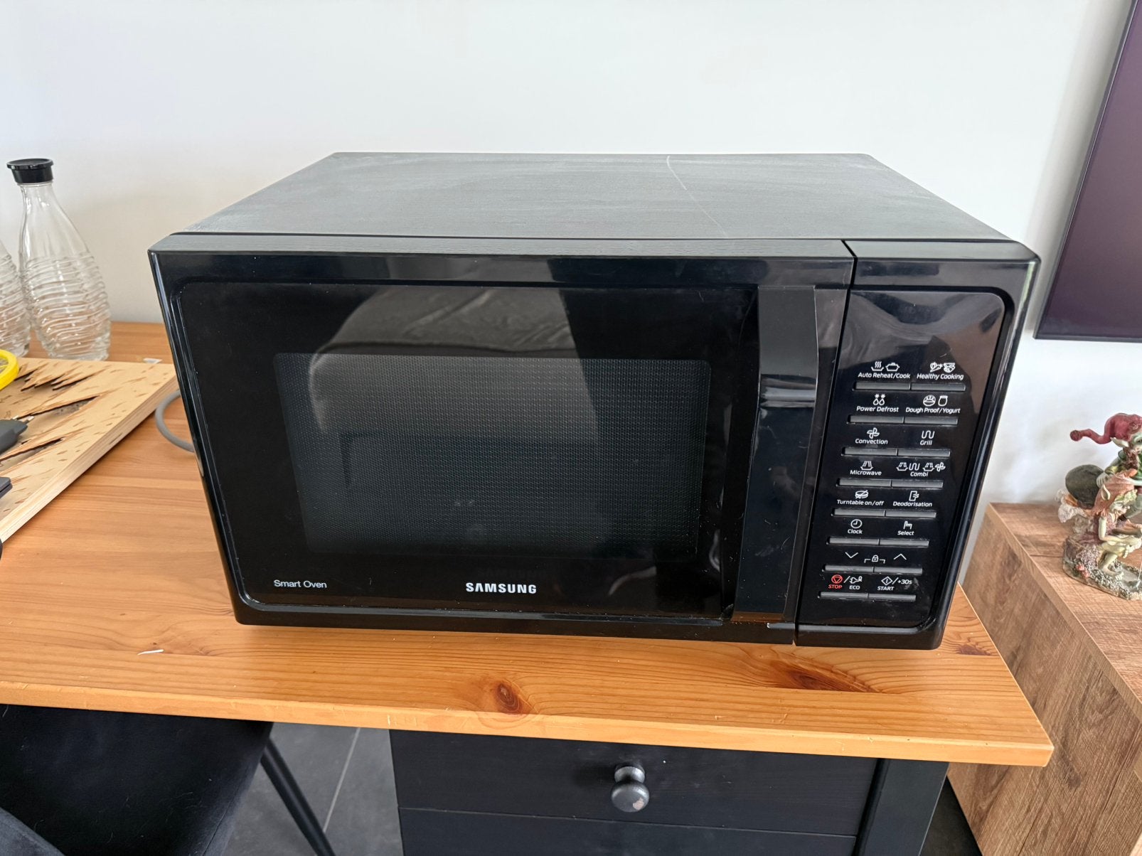 Samsung mc28h5015AK microgolf combioven, Elektronische apparatuur, Microgolfovens, Ophalen, Crisp, Gebruikt, Draaiplateau
