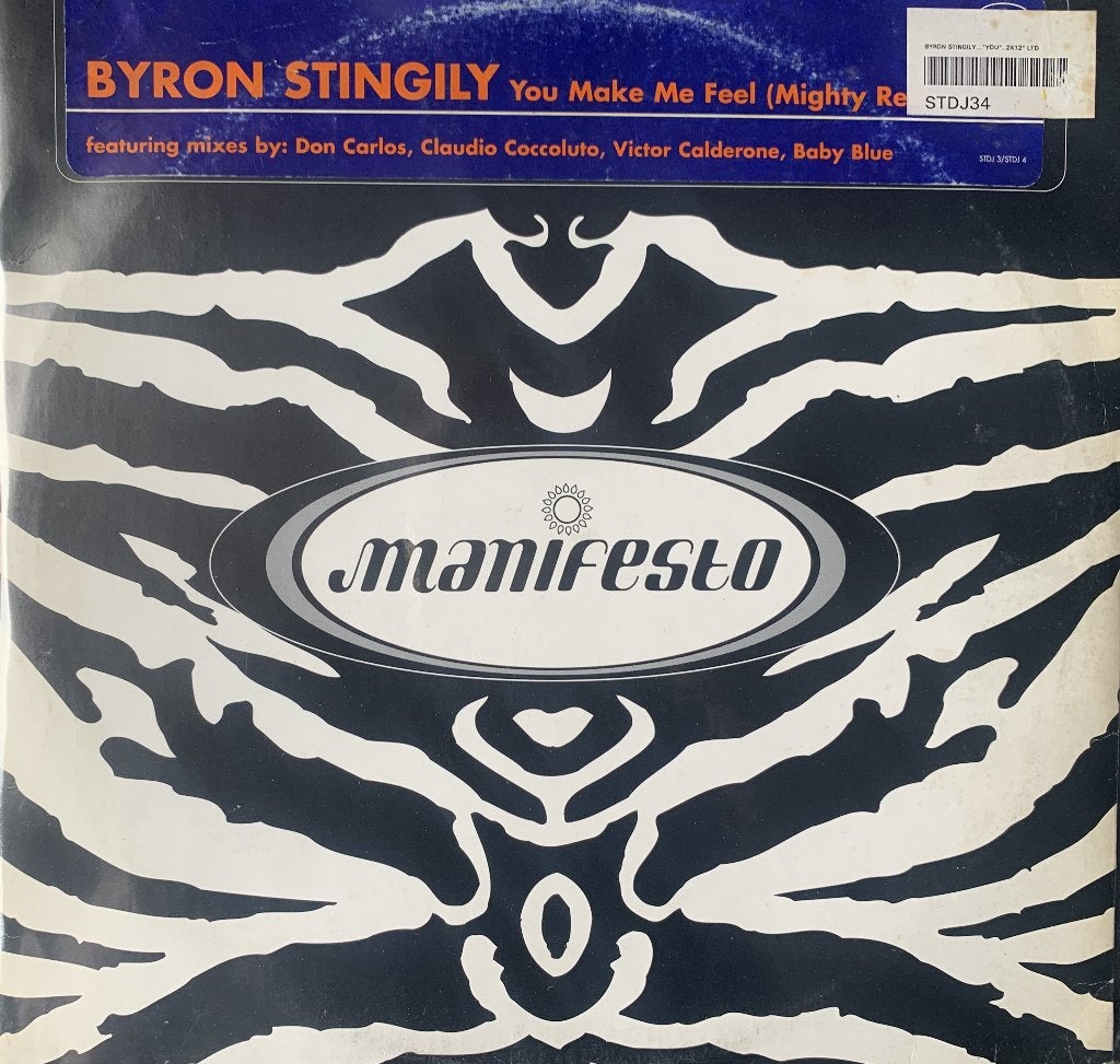 Byron Stingily – You Make Me Feel (Mighty Real), CD & DVD, Vinyles | Dance & House, Enlèvement ou Envoi, House