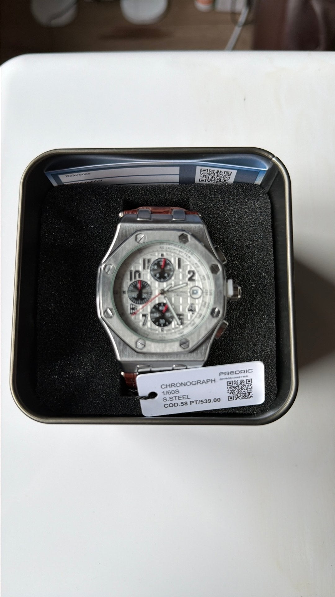 Montre Fredric neuve, Bijoux, Sacs & Beauté, Autres marques, Acier, Enlèvement, Synthétique