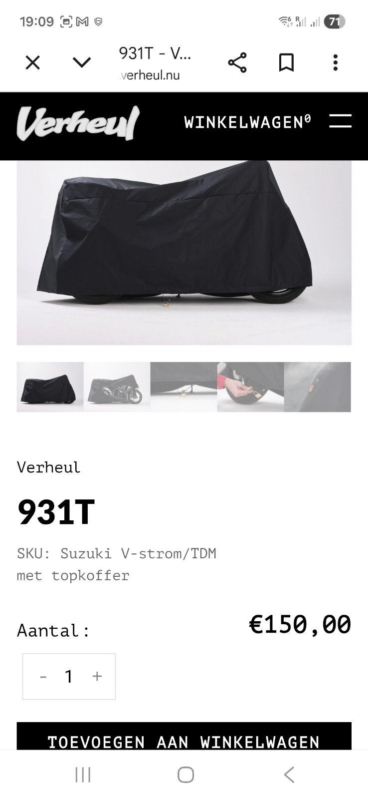 Motorhoes, Motoren, Accessoires | Overige, Ophalen