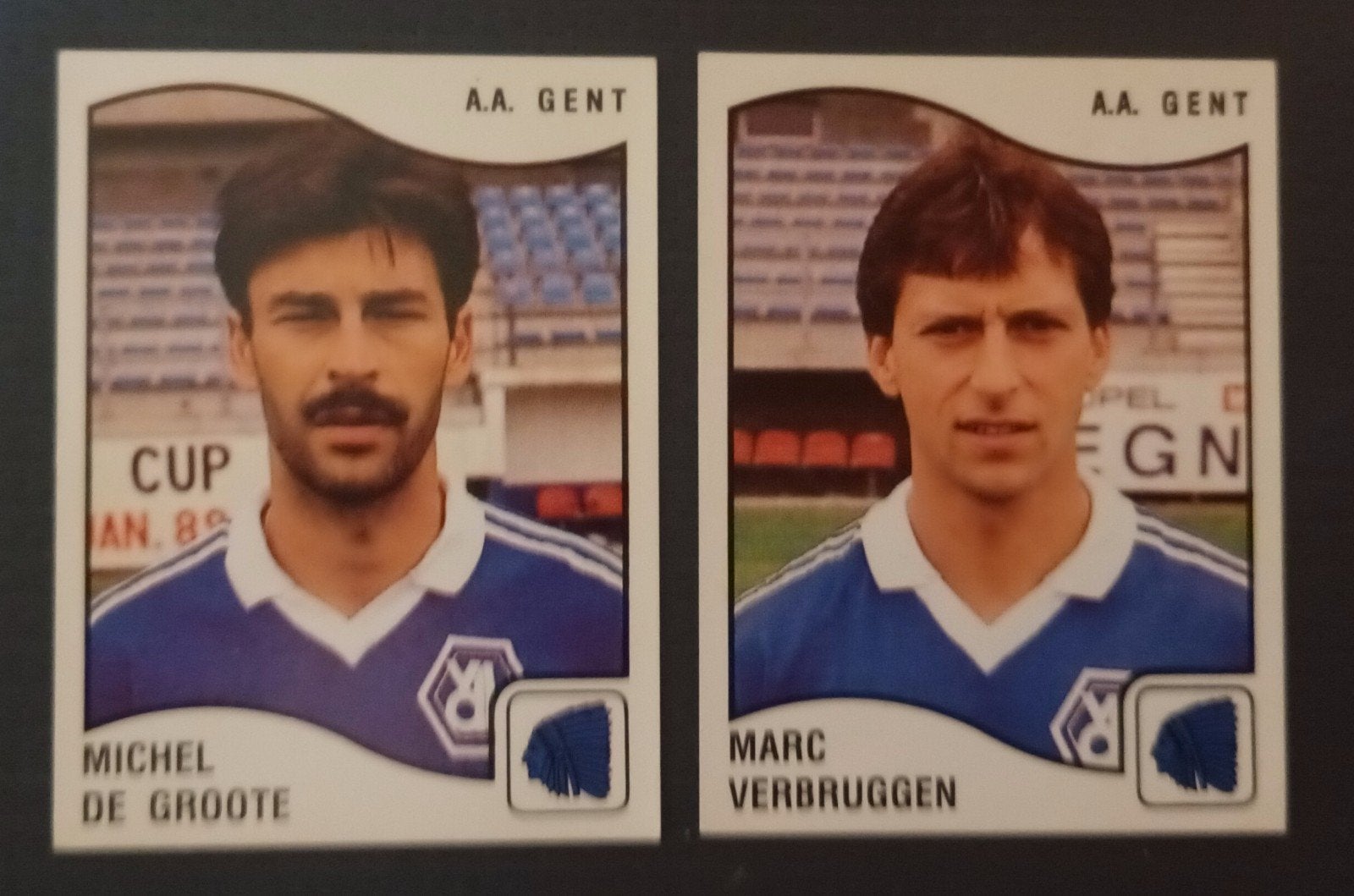 PANINI FOOT 90 # 136 & 138 AA GENT, Verzamelen, Ophalen of Verzenden