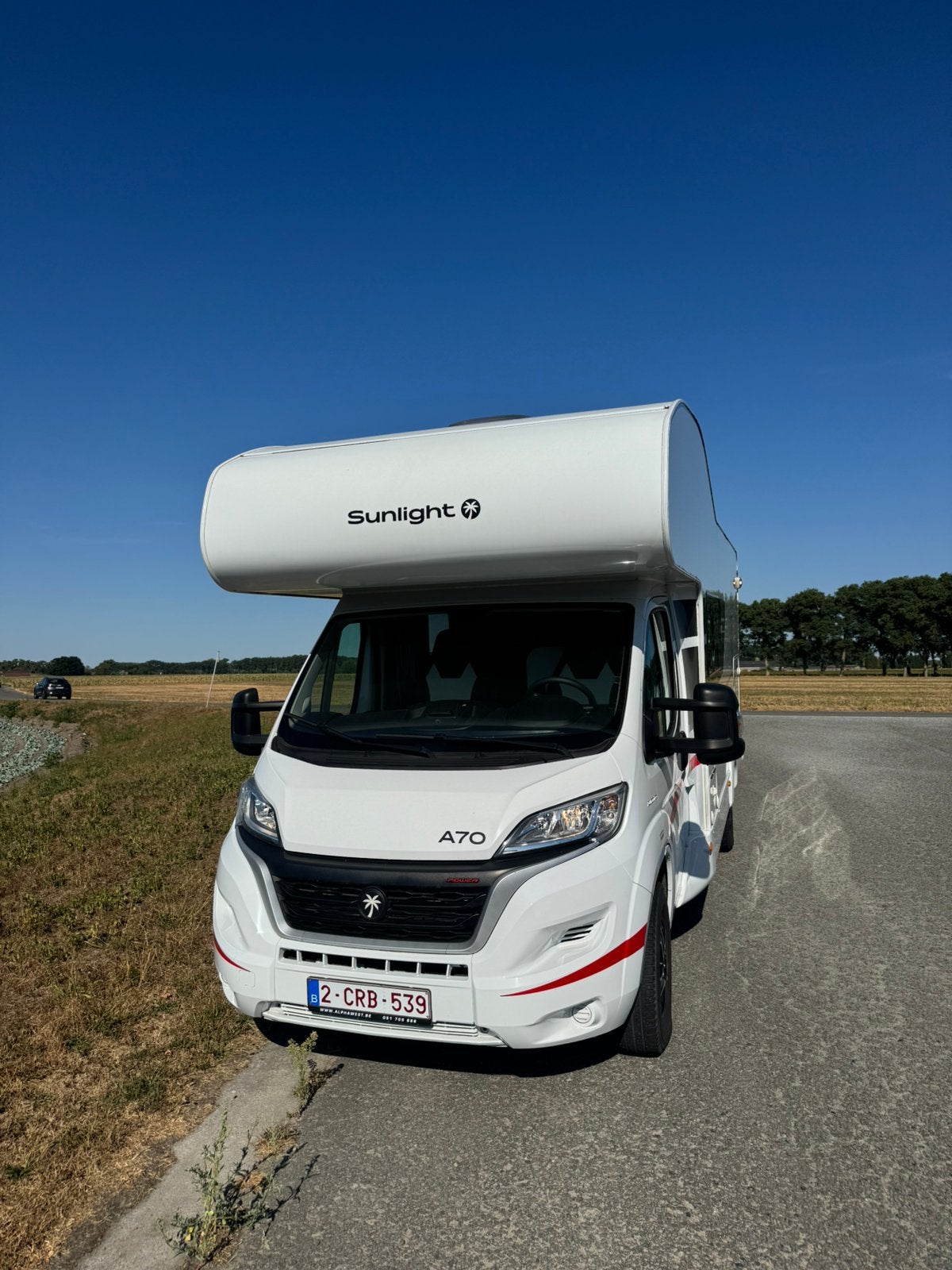 Sunlight A70, Caravans en Kamperen, Mobilhomes, Automaat, Alkoof, Ringverwarming, Fiat