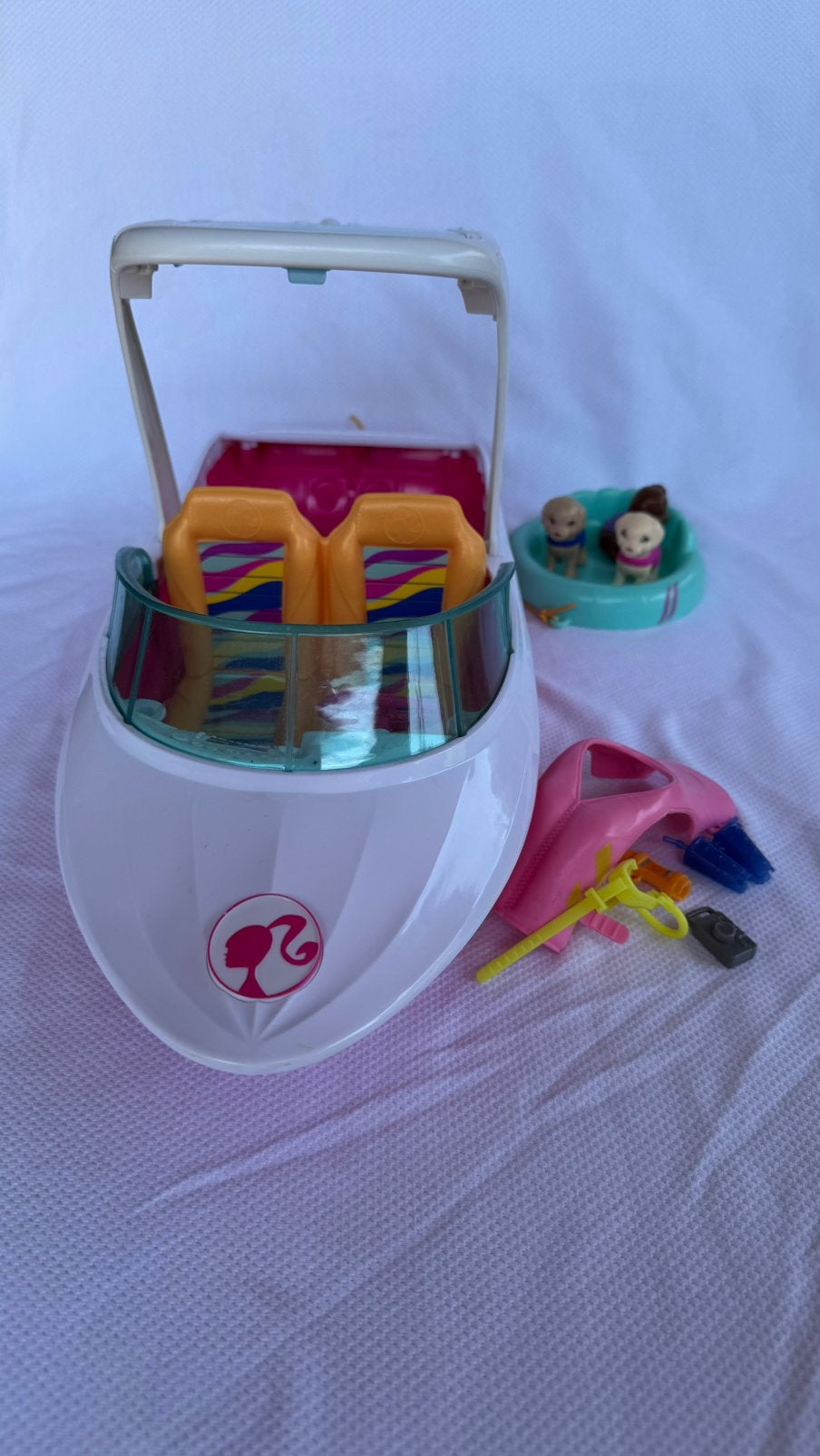 Barbie Magische Dolfijn Zeezichtboot, Kinderen en Baby's, Ophalen, Zo goed als nieuw, Barbie