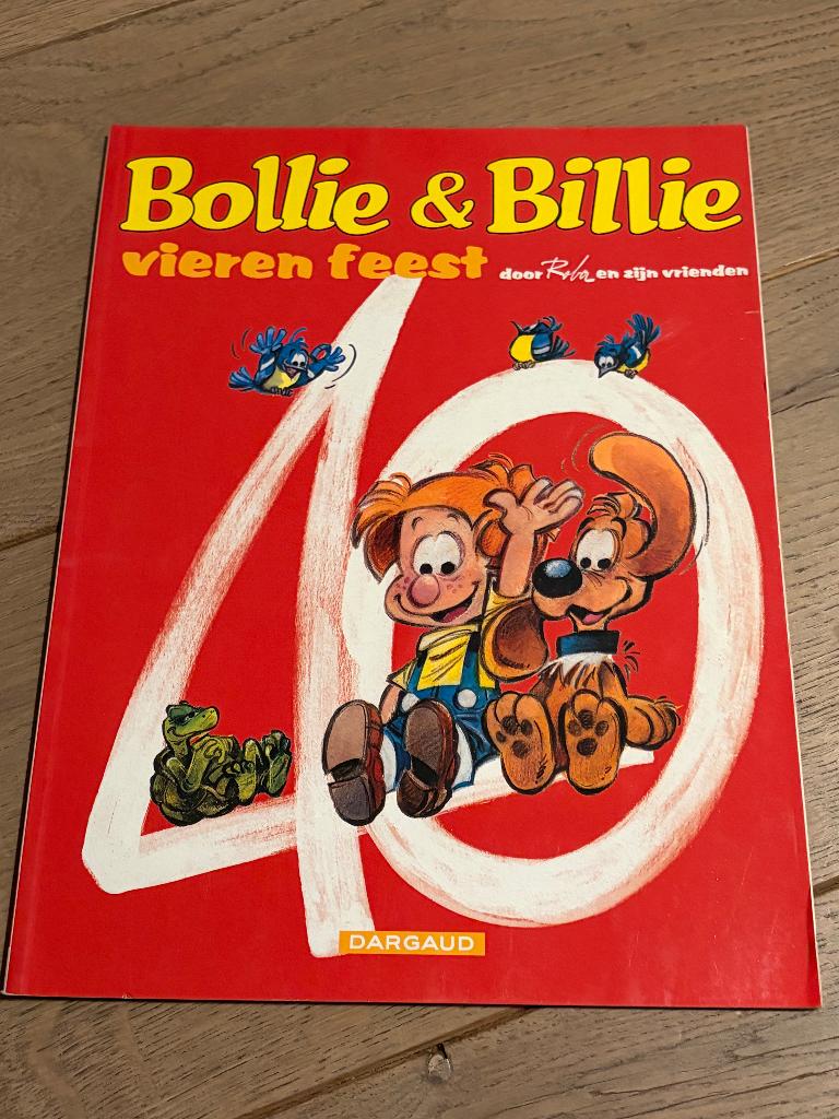 Bollie en Billie - Vieren feest, Eén stripboek, Ophalen of Verzenden, Gelezen