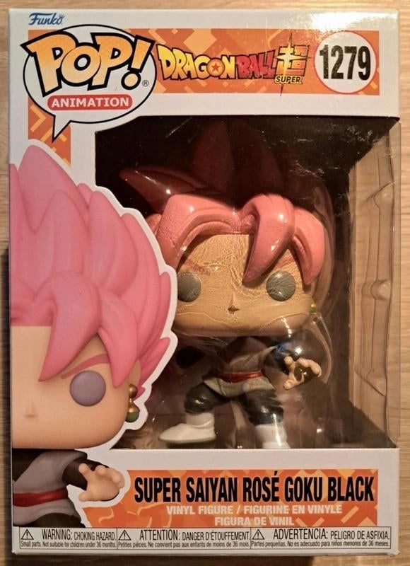 Funko Dragon Ball Super Super Saiyan Rosé Goku Black #1279, Ophalen of Verzenden, Zo goed als nieuw