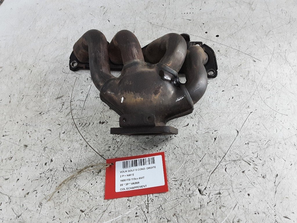 COLLECTEUR D'ÉCHAPPEMENT Volkswagen Golf V (1K1), Volkswagen, Mevr. I. Hauben, Utilisé, Rue de l'Espoir 34 34
4030  GRIVEGNÉE, BE