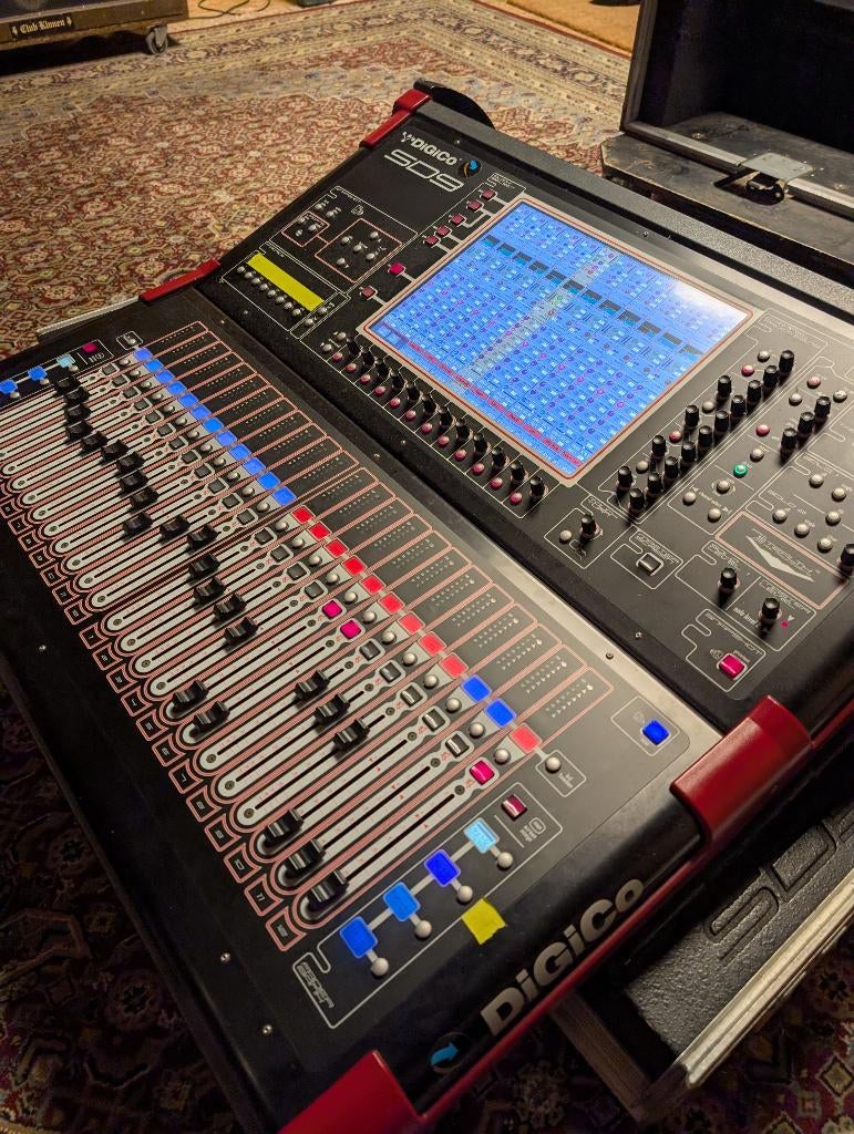 Digico SD9 (Waves, Core2) + D-Rack + Flight Case, Audio, Tv en Foto, Professionele apparaten, Ophalen, Zo goed als nieuw, Audio