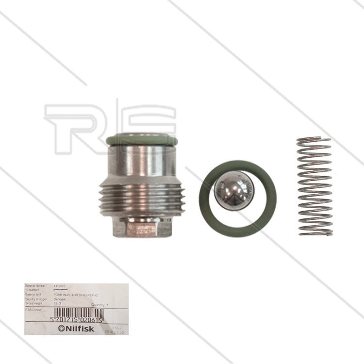 Regelknop Revisieset voor Schuiminjector, Envoi
