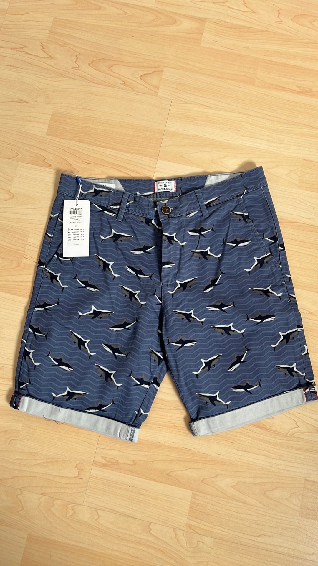 Short Jack & Jones maat S nieuw, Ophalen of Verzenden, Nieuw, Maat 46 (S) of kleiner, Blauw