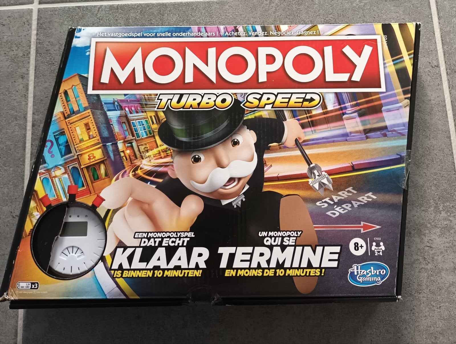 monopoly Turbo speed, Ophalen