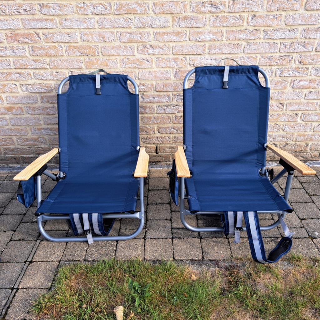Set van 2 nieuwe campingstoeltjes A.S adventure, Caravans en Kamperen, Ophalen