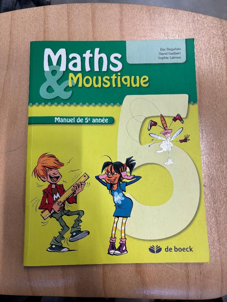 Maths & Moustique manuel, Enlèvement ou Envoi, Comme neuf, Primaire