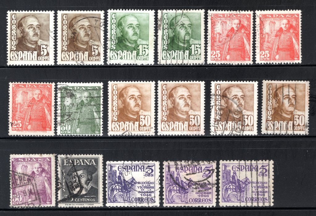 SPANJE Lot 1949 gestempeld, Verzenden, Gestempeld