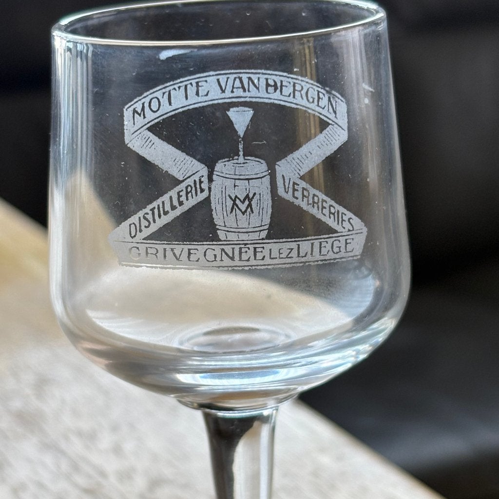 Verre à gin au levain Motte - Vanbergen, Enlèvement ou Envoi, Comme neuf, Verre ou Verres, Autres marques