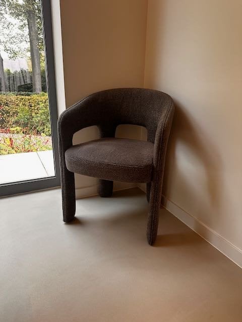 Eetkamerstoel 2 st. Danform Splendor Major Brown -50%, Maison & Meubles, Neuf, Enlèvement, Scandinavisch Design, Tissus