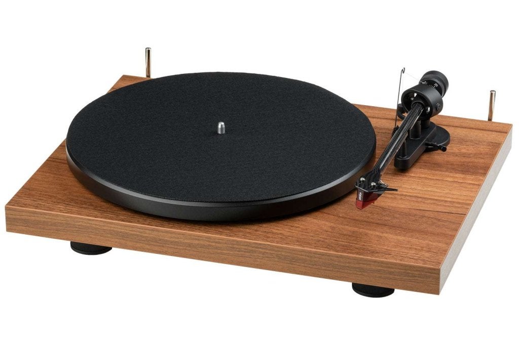 Pro-Ject Debut E Carbon Phono Platenspeler walnoot, Niet ingevuld, Nieuw, Niet ingevuld, Niet ingevuld
