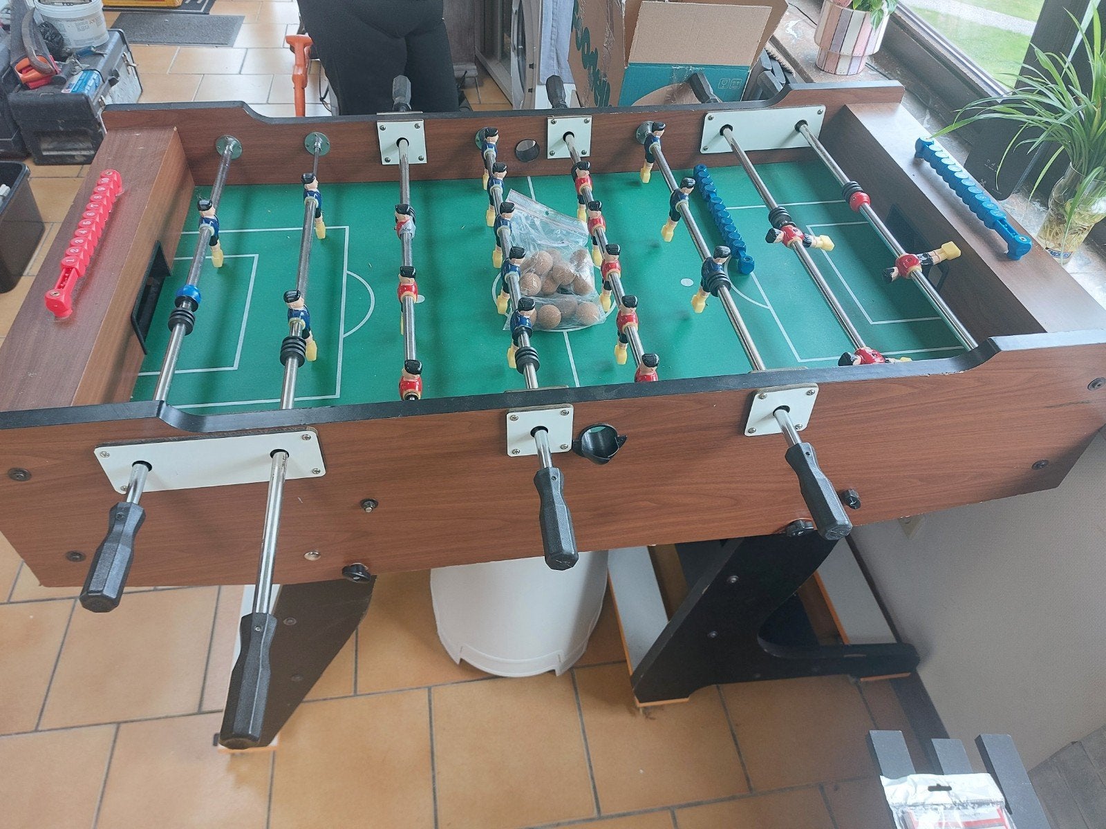 Baby-foot assez lourd..., Enlèvement ou Envoi, Utilisé