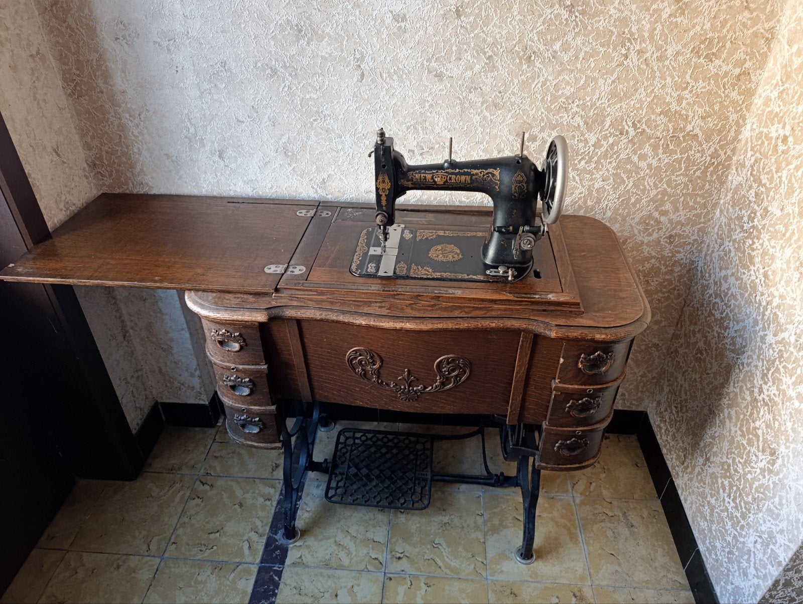 vintage naaimachine, Antiek en Kunst, Ophalen