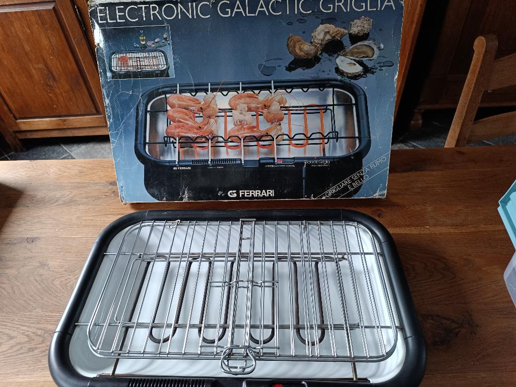 barbecue électrique FERRARI, Tuin en Terras, Ophalen of Verzenden, Zo goed als nieuw, FERRARI