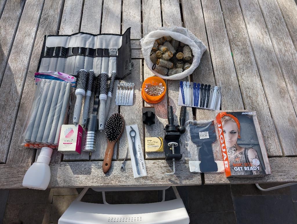 Kappers Set (Opleiding), Handtassen en Accessoires, Uiterlijk | Haarverzorging, Ophalen, Zo goed als nieuw, Overige typen