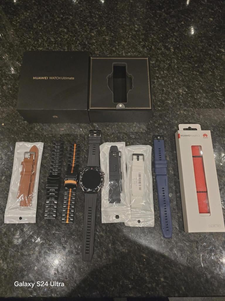 Huawei watch Ultimate Black., Ophalen, Zo goed als nieuw
