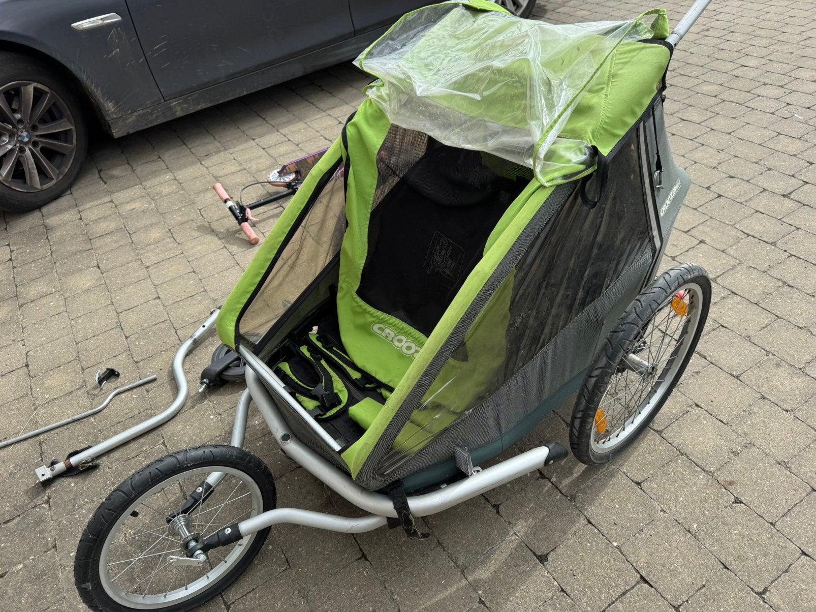 Fietskar croozer, Fietsen en Brommers, Ophalen, Gebruikt
