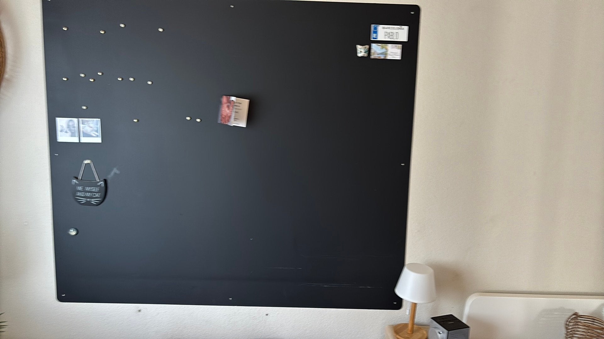 Bord : krijtbord en magnetisch uit ijzer, Ophalen, Gebruikt