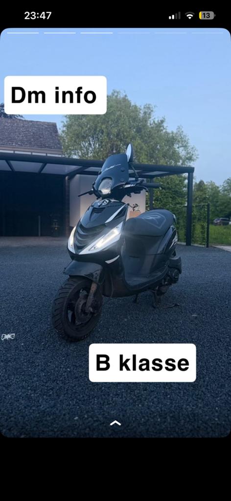 Zip 4takt b klasse, Fietsen en Brommers, Zip, Ophalen of Verzenden, Klasse B (45 km/u), Zo goed als nieuw
