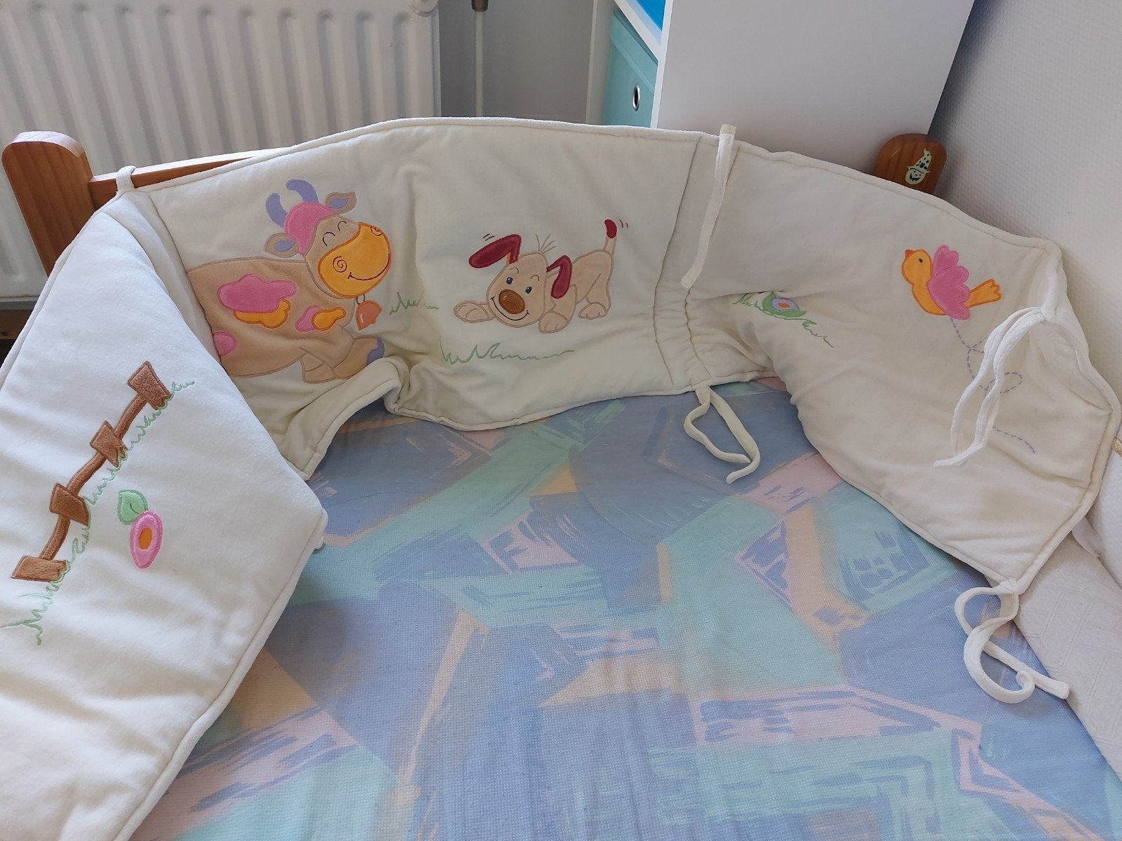 Tour de lit., Enfants & Bébés, Enlèvement, Tour de lit, Lavable