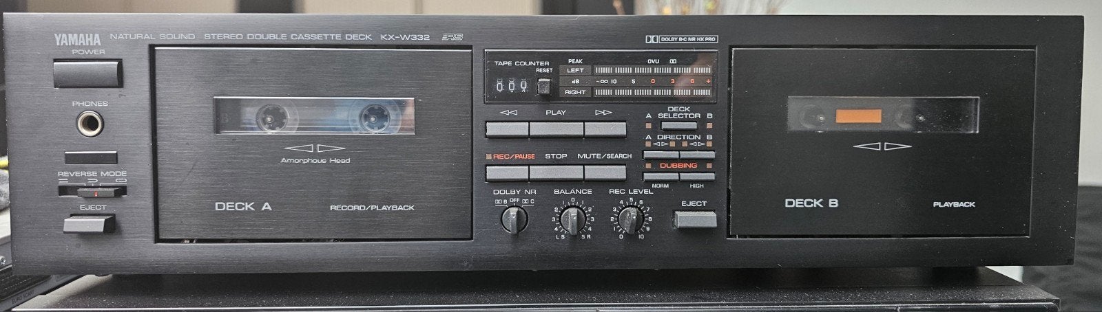 yamaha model KX - W332, TV, Hi-fi & Vidéo, Enlèvement, Yamaha