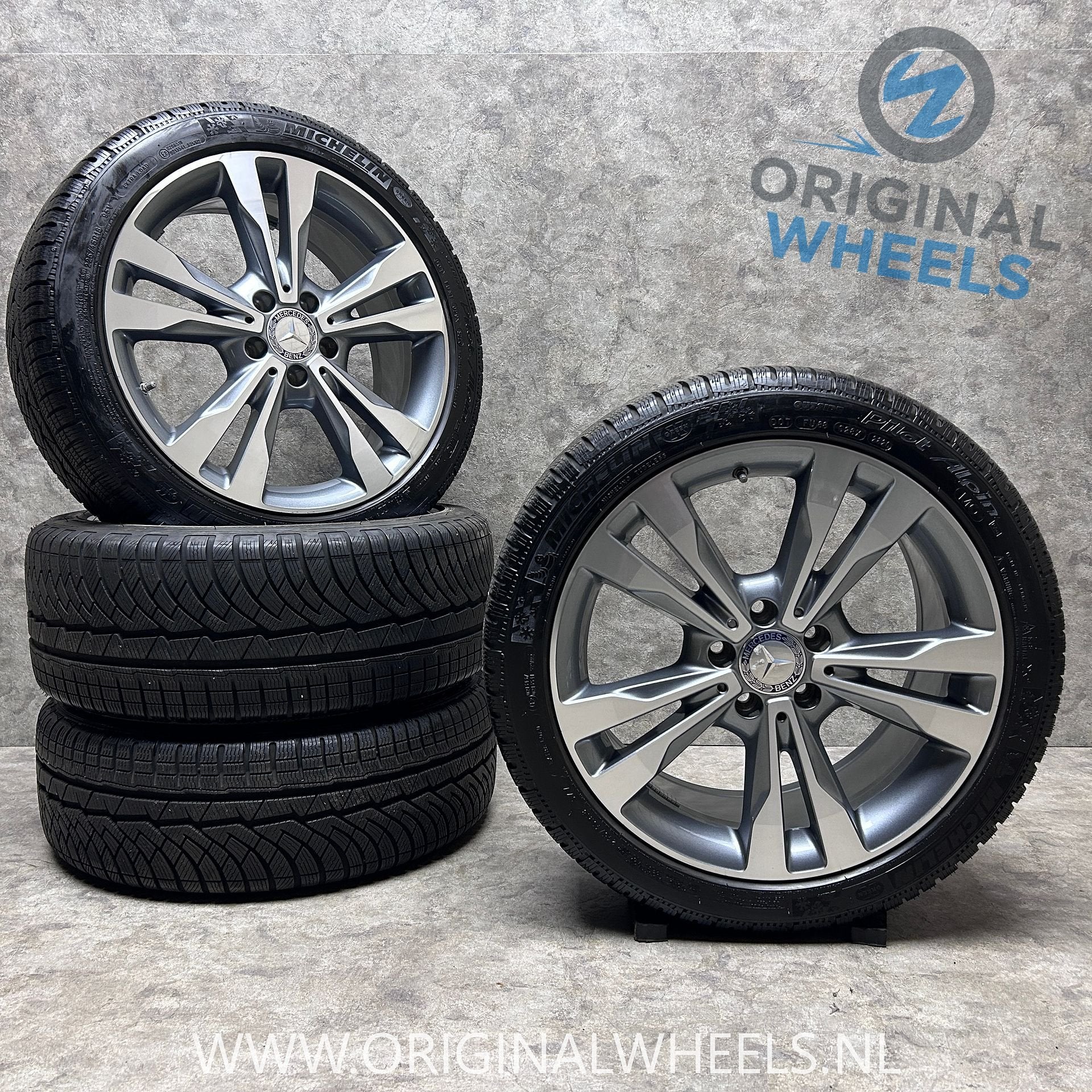 18 inch originele avantgarde velgen winterbanden MB C klasse, Pneus et Jantes, Pneus hiver, Véhicule de tourisme, -