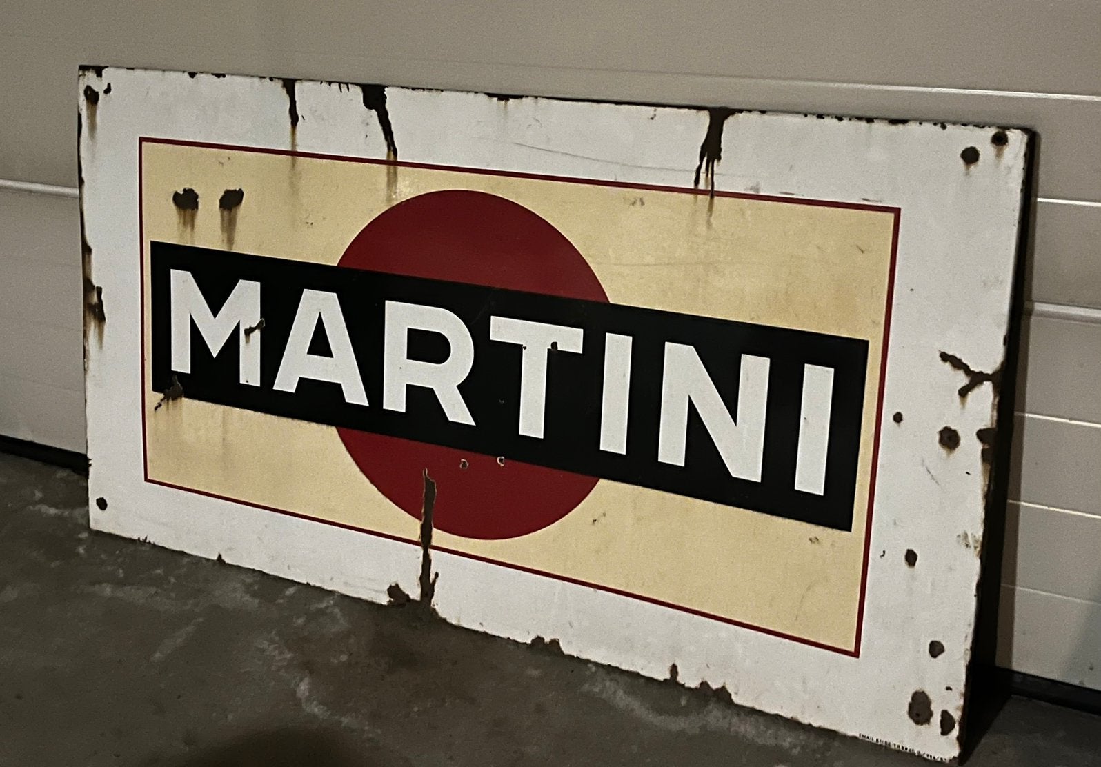 Panneau martini ancienne, Enlèvement, Comme neuf