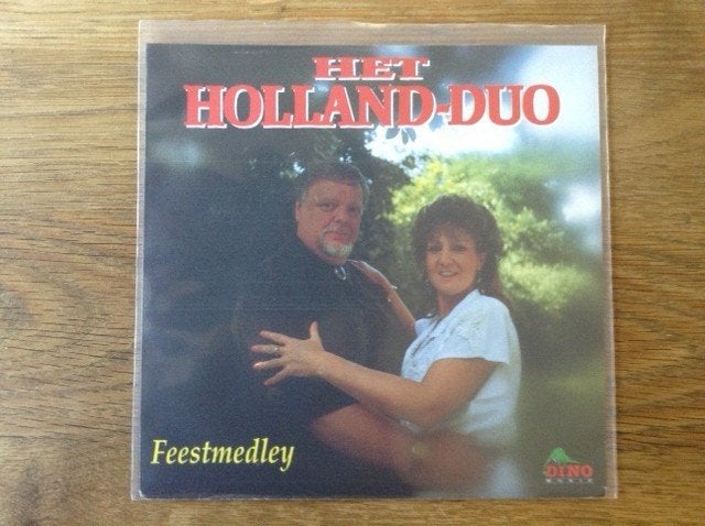 single het holland-duo, Cd's en Dvd's, Vinyl Singles, 7 inch, Ophalen of Verzenden, Beschermende buitenhoes, Nederlandstalig