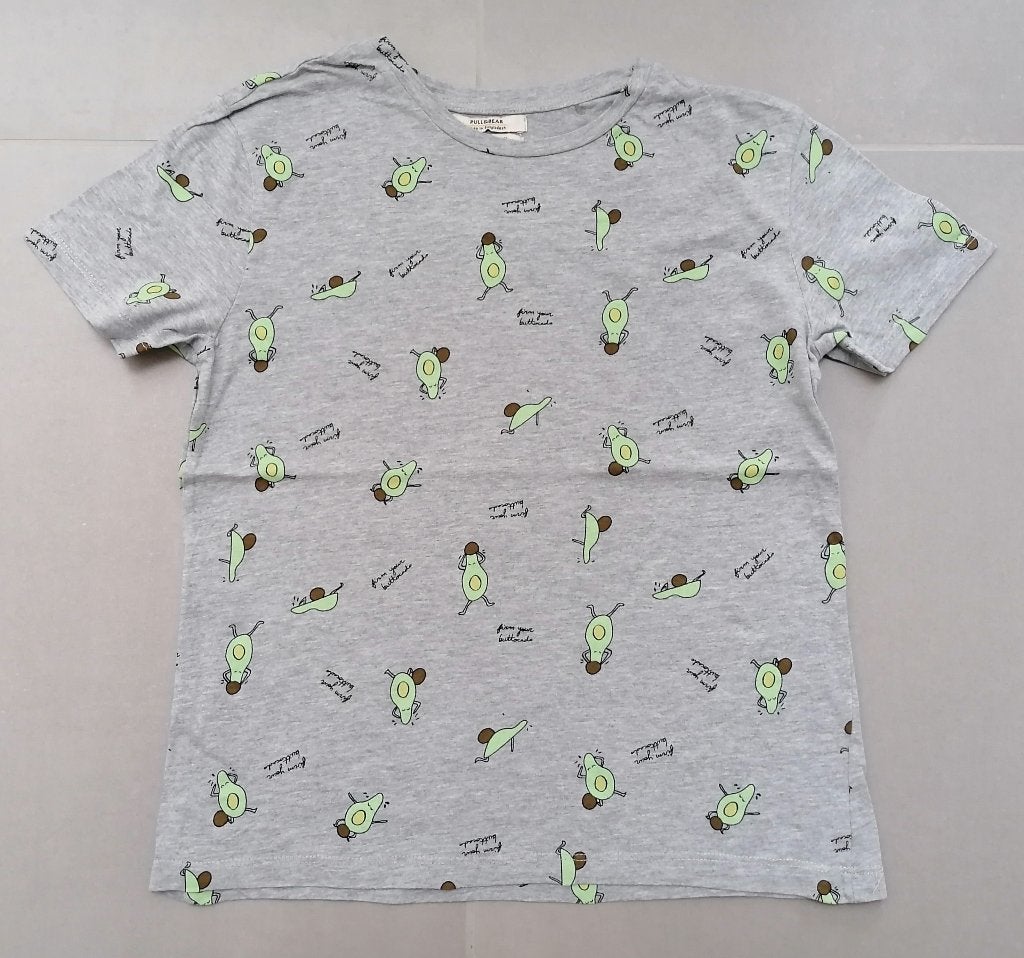 T-shirt Pull&Bear,maat S, Kleding | Dames, T-shirts, Ophalen of Verzenden, Zo goed als nieuw, Korte mouw, Grijs