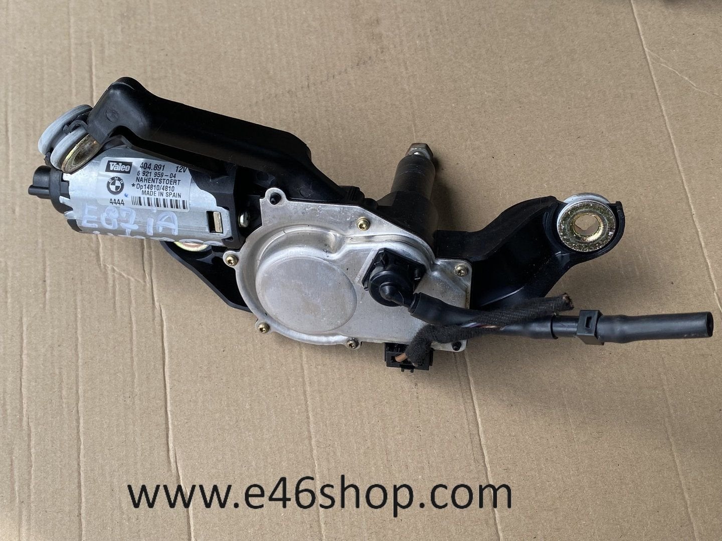 ACHTER RUITENWISSERMOTOR BMW 1 SERIE  E81 E87 67637199569  6, -, Utilisé, -, Enlèvement ou Envoi