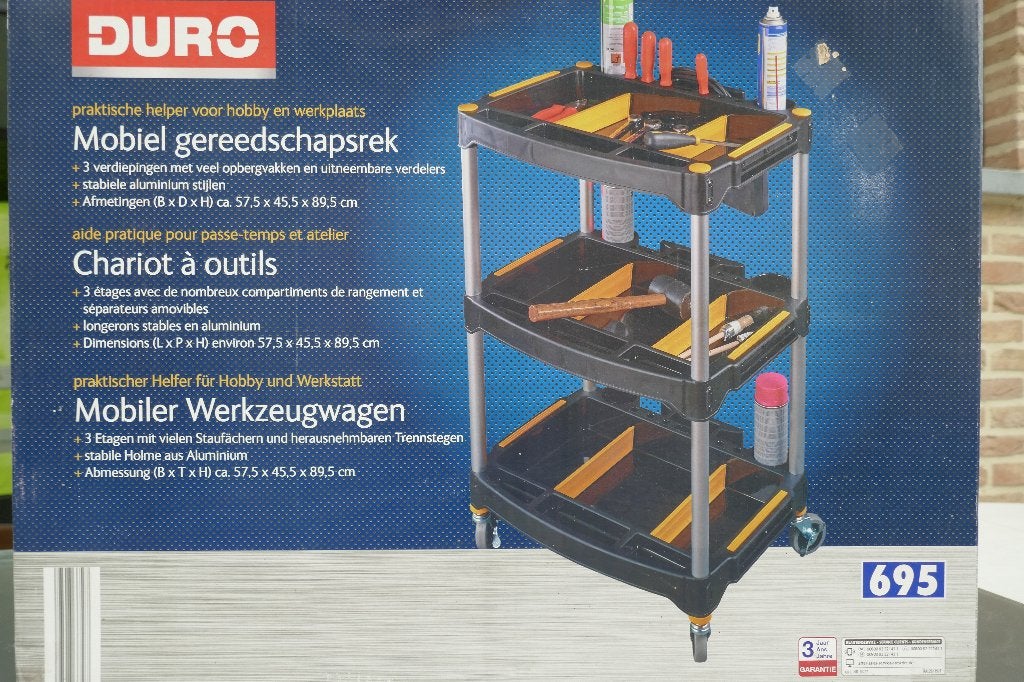 Gereedschapskar, Bricolage & Construction, Boîtes à outils, Enlèvement, Neuf