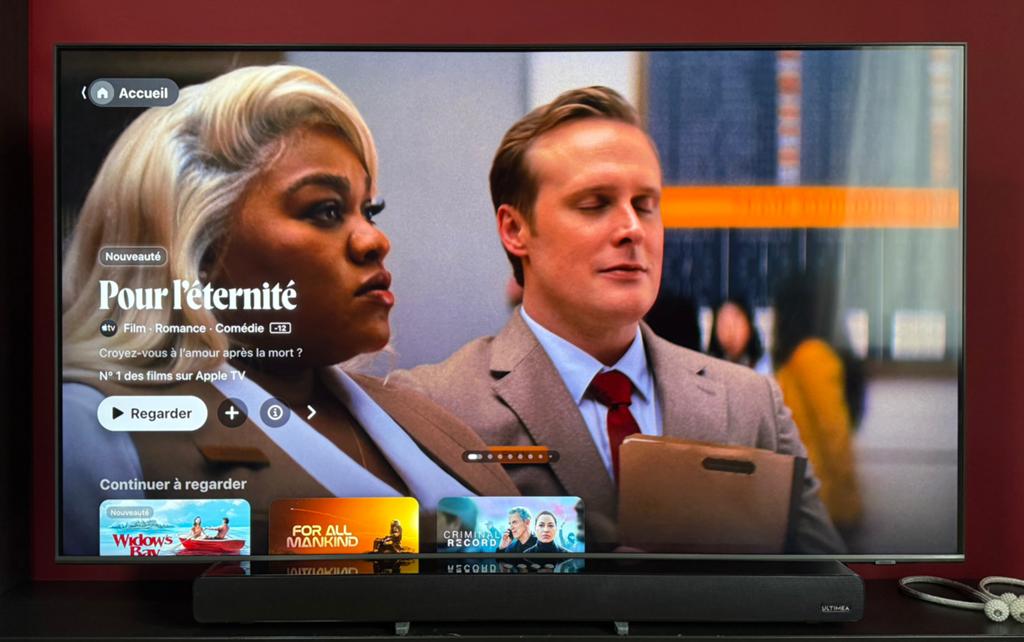 Samsung QLED 55” QE55Q70B parfait état+ Barre de son Ultimea, Audio, Tv en Foto, Televisies, Ophalen, 100 Hz, Samsung, 100 cm of meer
