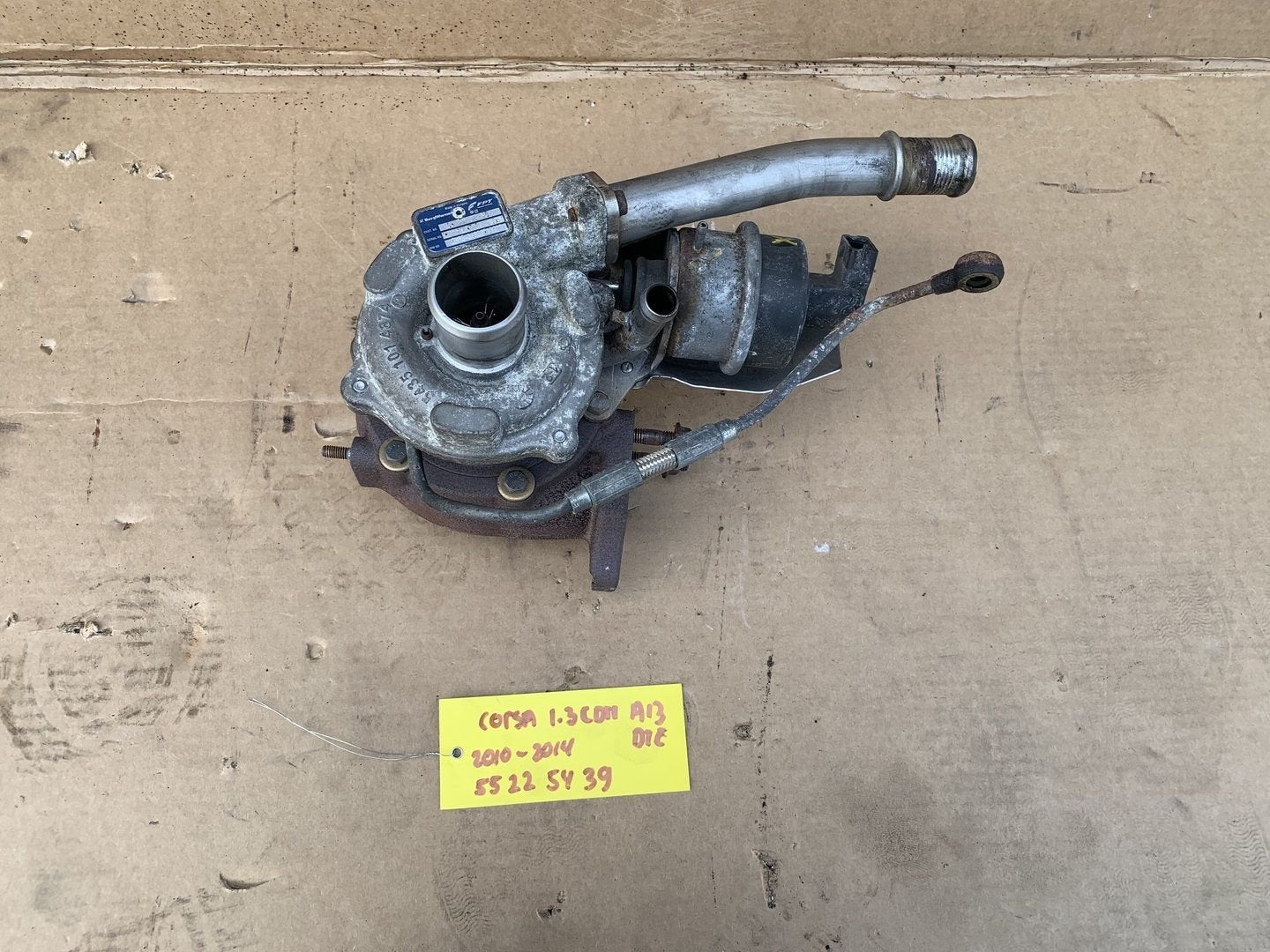 Turbo Opel Corsa D 1.3 CDTi 2011 tot 2014 A13DTE 55225439, Auto-onderdelen, Gebruikt, -, -, Alfa Romeo