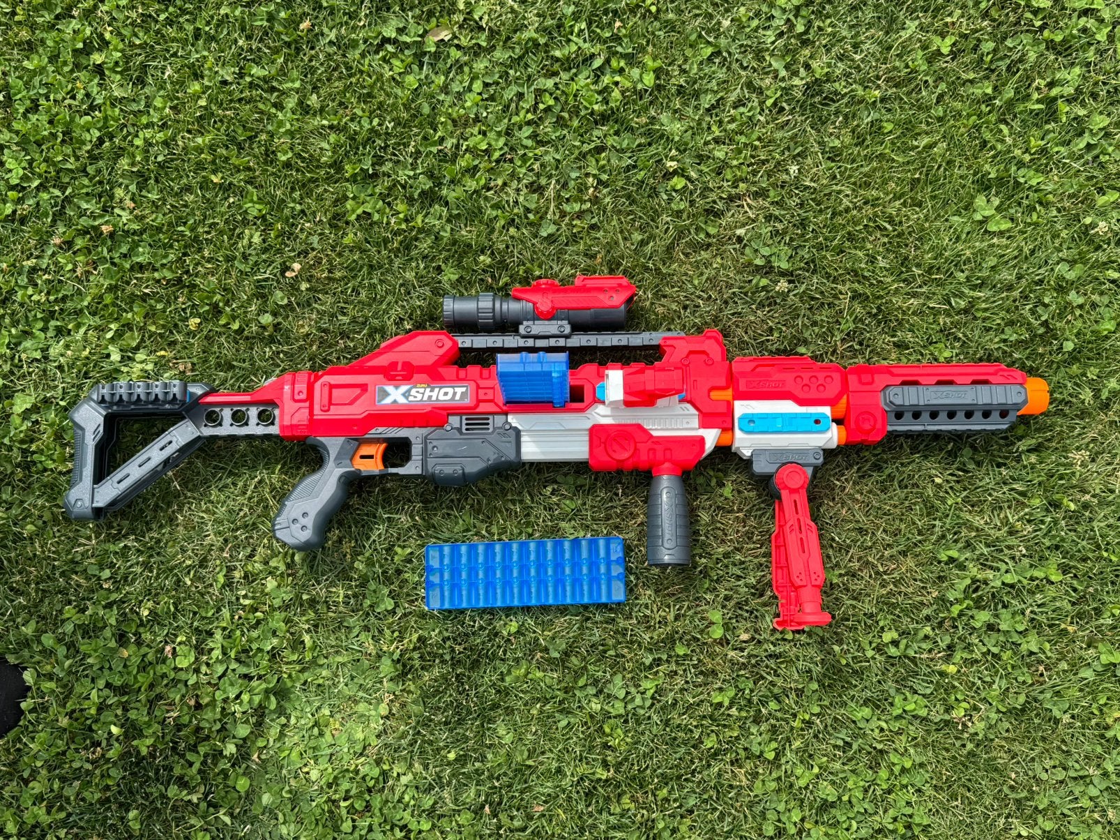 X-Shot speelgoedgeweer met accessoires, Ophalen, Gebruikt