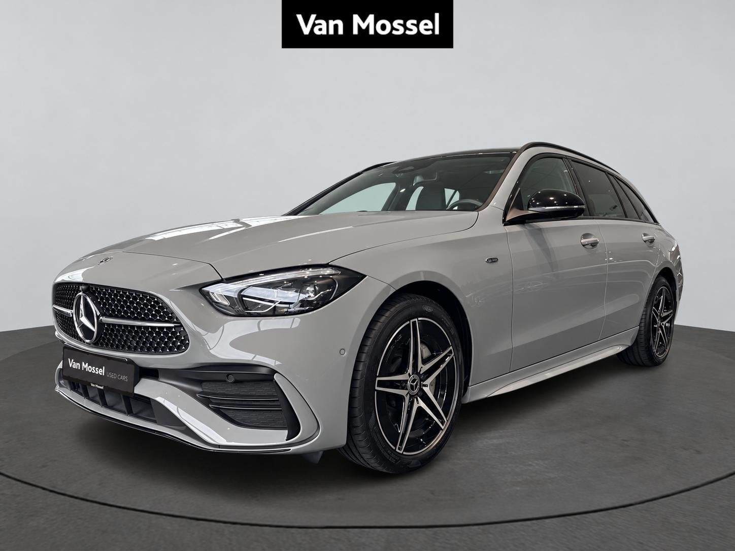 Mercedes-Benz C-Klasse 300 e AMG Line Estate + LEDER TWO TON, Autos, Argent ou Gris, Achat, 1800 kg, Automatique