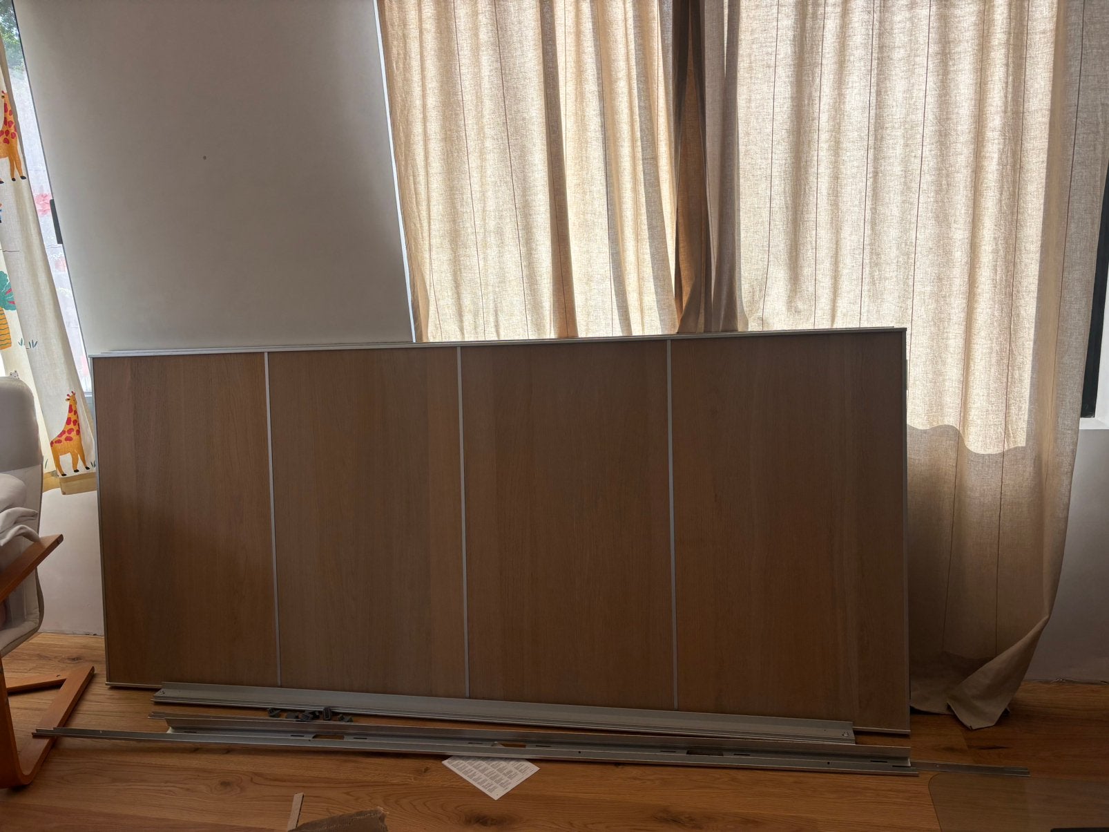 GRATIS - 2 IKEA PAX schuifdeuren en toebehoren, Maison & Meubles, Accessoires pour la Maison | Paravents d'intérieur, Enlèvement