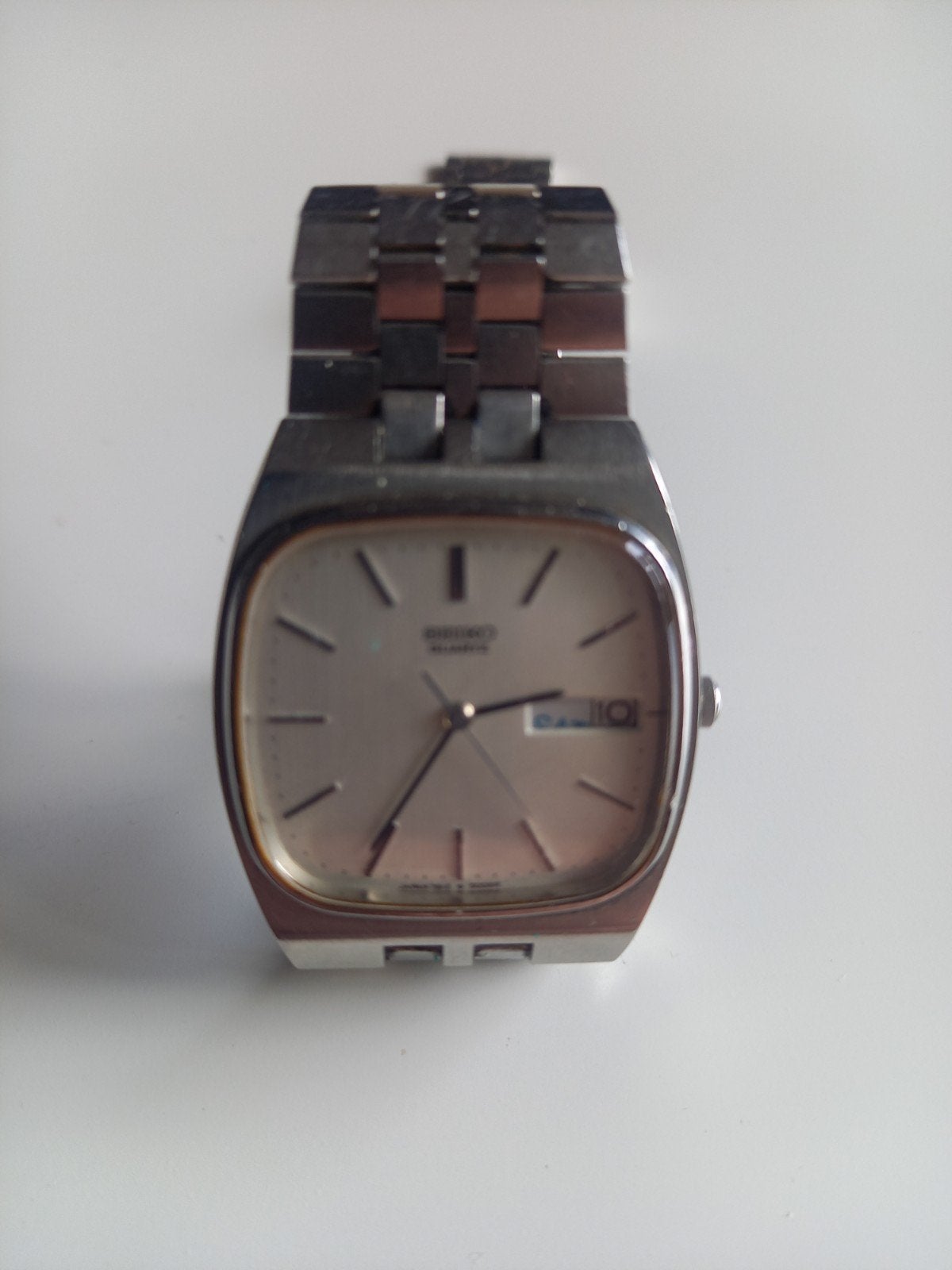 Seiko Quartz horloge, Handtassen en Accessoires, Horloges | Heren, Gebruikt, Staal, Polshorloge, Ophalen of Verzenden